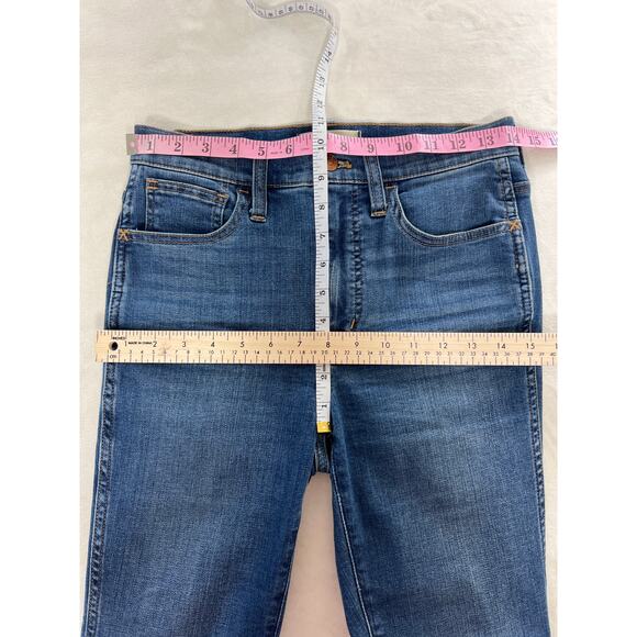 Madewell Denim Blue High-Rise Roadtripper Skinny Leg Jeans Capsule Staple - Picture 10 of 11